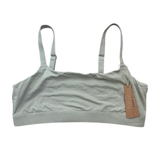 New SKIMS Fits Everybody Scoop Bralette Talc Light Green 2X - Picture 1 of 5